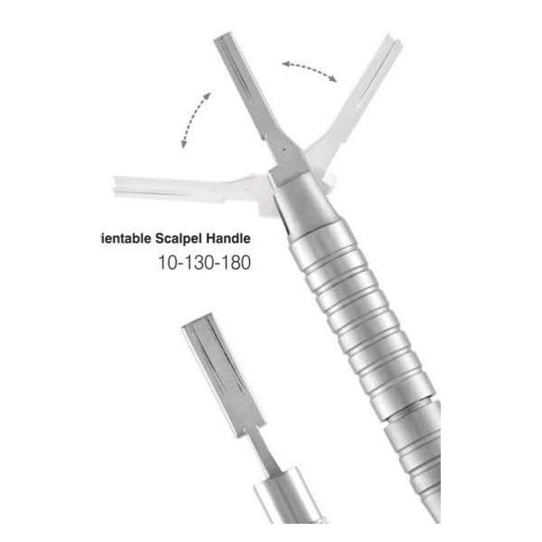 SCALPEL HANDLES DOUBLE SIDE BLADE 10-130-5DE GDC | DentalMart