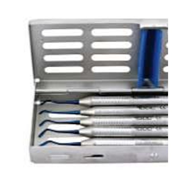 COMPOSIT INSTRUMENTS BLACK COATED ANTERIOR S/5 WITH INDIAN MAKE CASSETTE CIAWC5 6 GDC | DentalMart
