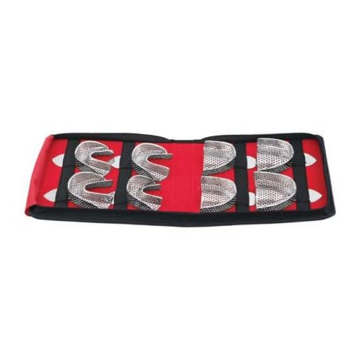 IMPRESSION TRAYS DENTULOUS PERFORATED S/8 POUCH ITRLDPP8 GDC | DentalMart