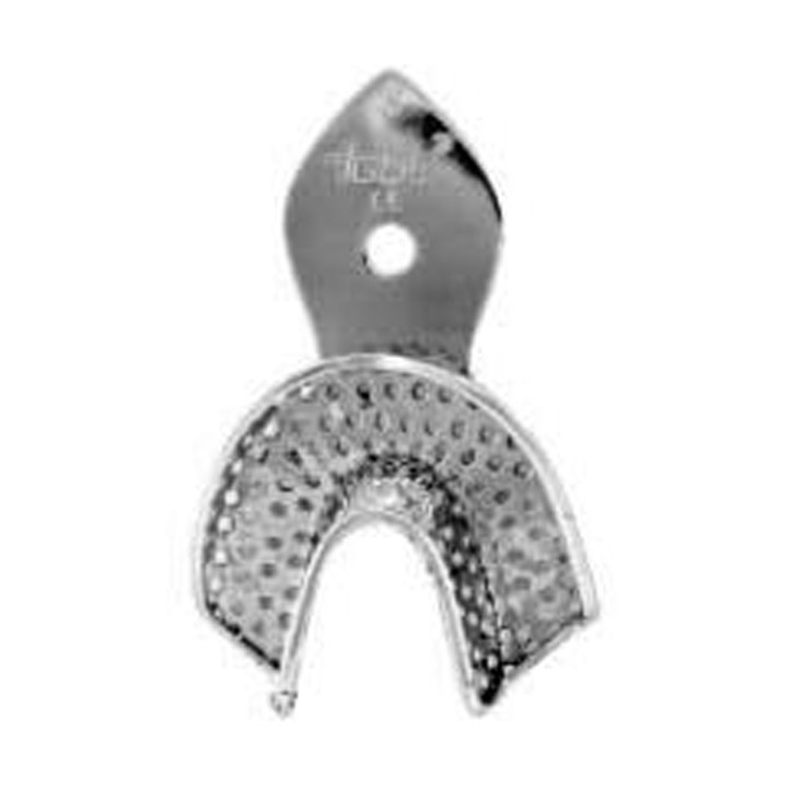 IMPRESSION TRAYS RIMLOCK DENTULOUS PERFORATED PEEDO LOWER ITRLDPPL4 GDC | DentalMart