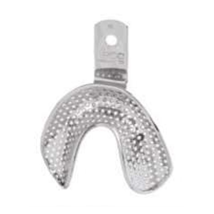 IMPRESSION TRAYS RIMLOCK EDENTULOUS PERFORATED LOWER ITRLEDPL1 GDC | DentalMart