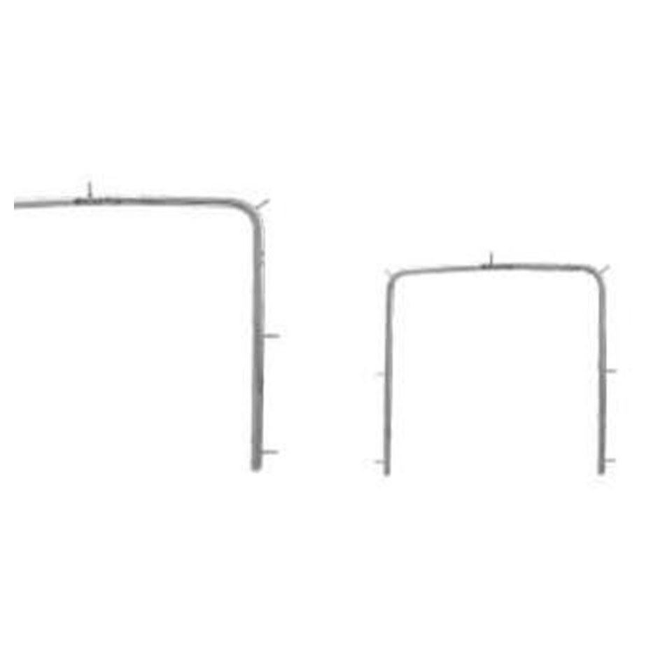 RUBBER DAM FRAME SMALL STAINLESS STEEL 4" RDCF4 GDC | DentalMart