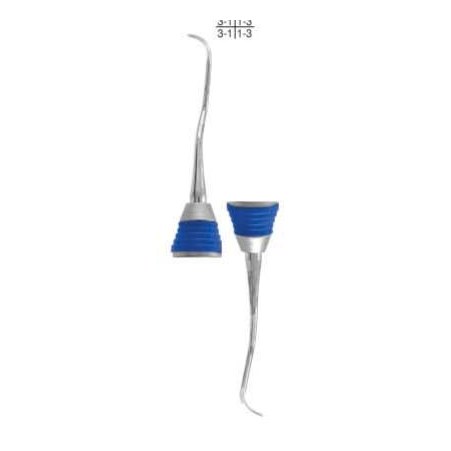 COLUMBIA CURETTES 3 (Solid Ring Handle) SC2R/2L 3 GDC | DentalMart