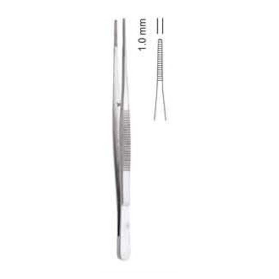 TISSUE FORCEPS SEMKEN SERRATED STRAIGHT 12.5CM TP31 GDC | DentalMart
